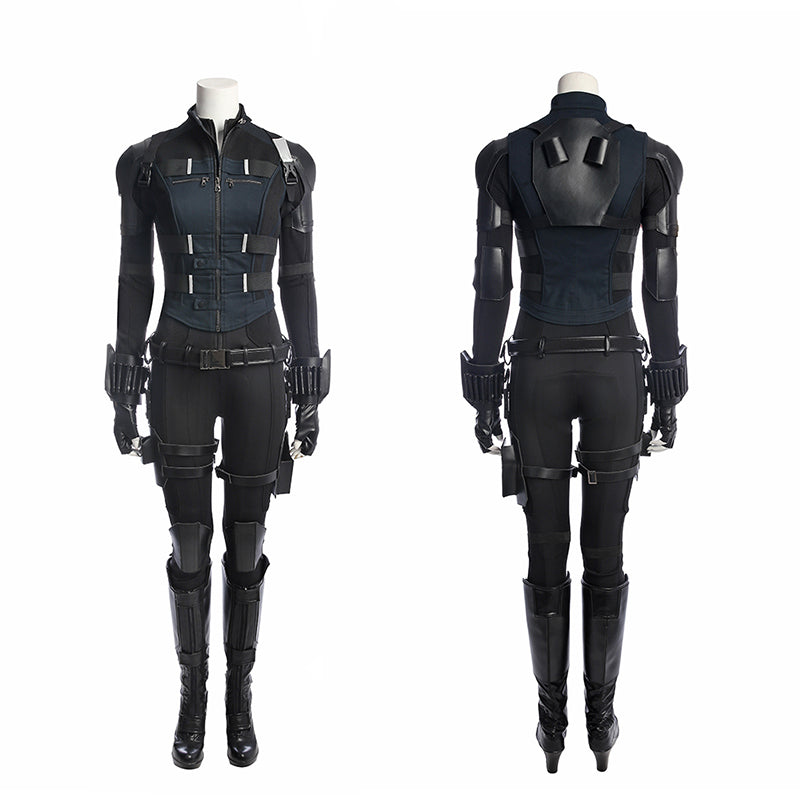 Yelena Belova Costume Black Widow Costume Adults Halloween Full Set - Image 2