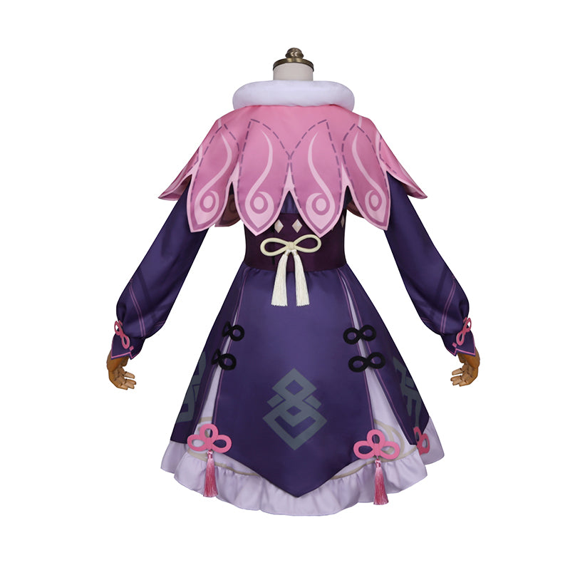 Genshin Impact Yunjin Cosplay Costumes Cute Lolita Dress Pink Kimono - Image 3
