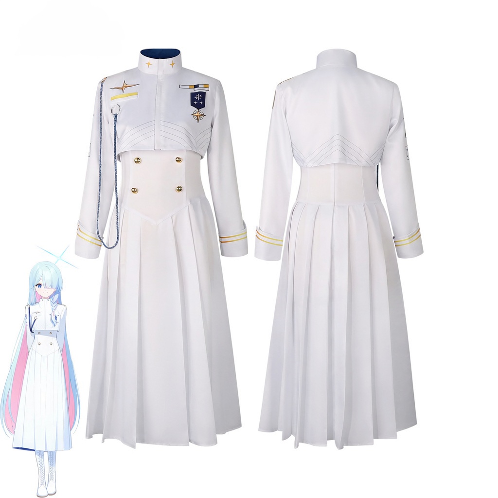 Blue Archive Kaya Shiranui Dress Cosplay Costume
