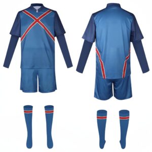 Blue Lock Rin Itoshi Ryusei Shidou Team Uniform Cosplay Costume