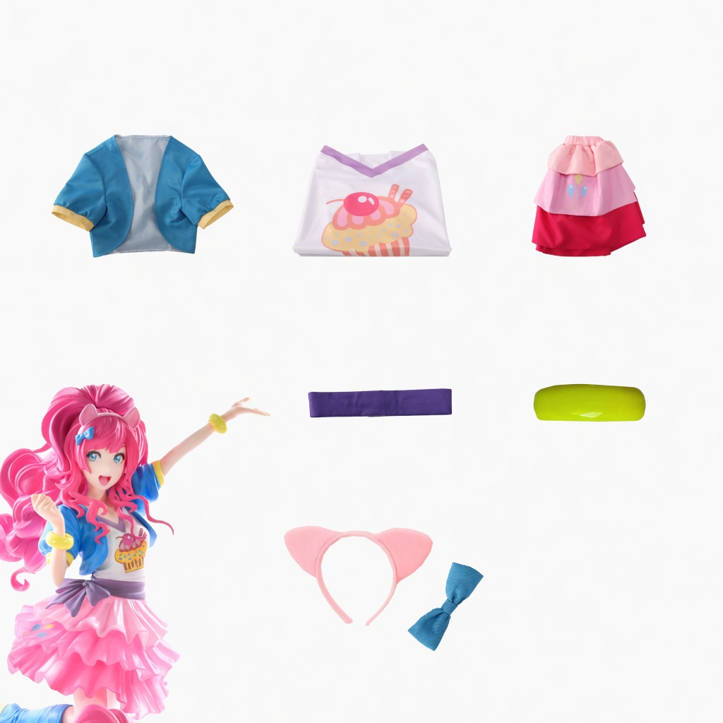 My Little Pony Pinkie Pie Cosplay Costume - Image 6