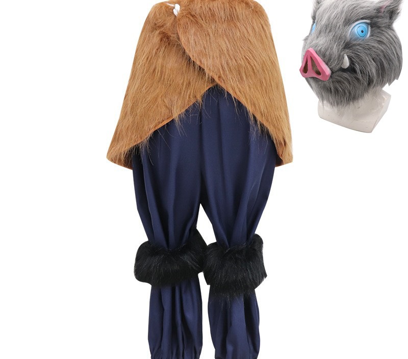 Demon Slayer Inosuke Hashibira Cosplay Costume - Image 10