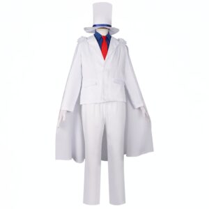 Detective Conan Kaito Kuroba Kaito Kid Cosplay Costume