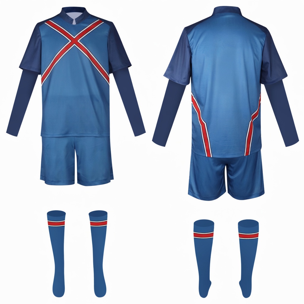 Blue Lock Rin Itoshi Ryusei Shidou Team Uniform Cosplay Costume - Image 8
