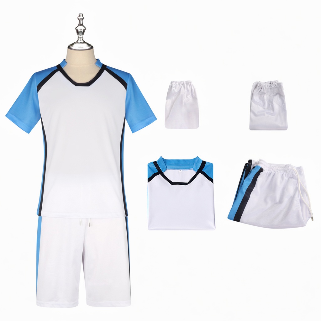 Blue Lock Michael Kaiser Yoichi Isagi Meguru Bachira Jersey Cosplay Costume - Image 6