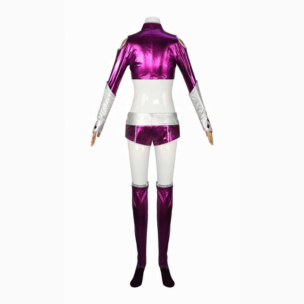Teen Titans Starfire Bodysuit Cosplay Costume - Image 4
