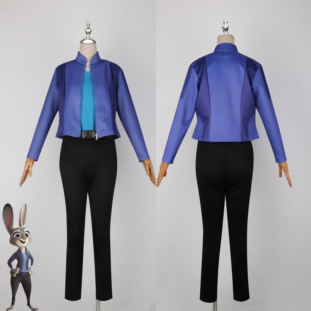 Zootopia Judy Hopps Officer Sportswear Cosplay Costume