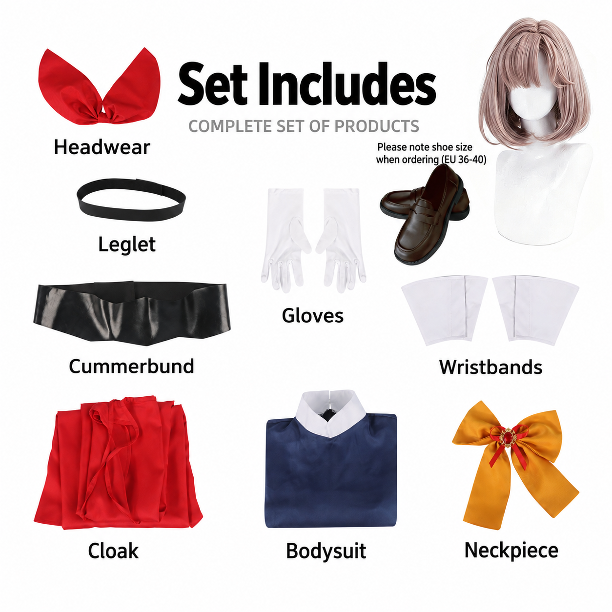 The Ribbon Hero Sapphire Cape Cosplay Costume - Image 10