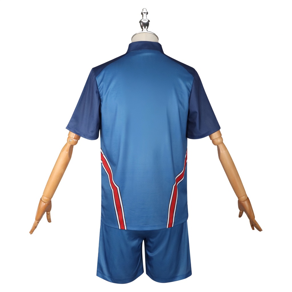 Blue Lock Rin Itoshi Ryusei Shidou Team Uniform Cosplay Costume - Image 4