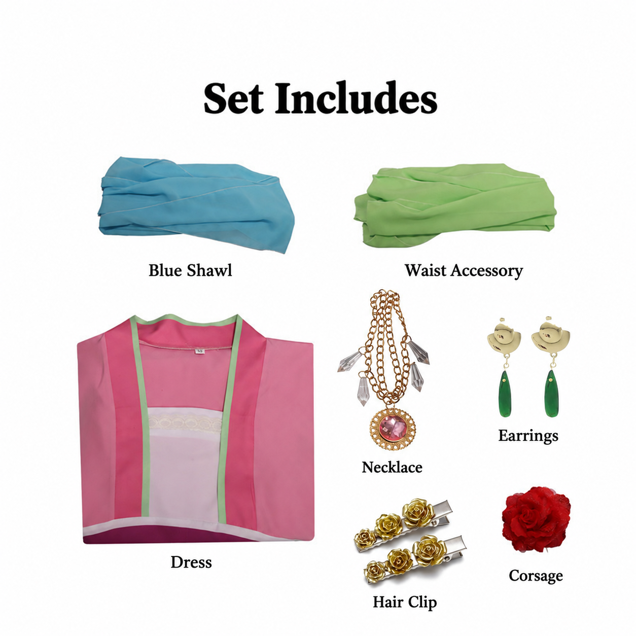 The Apothecary Diaries Maomao Hanfu Cosplay Costume - Image 17
