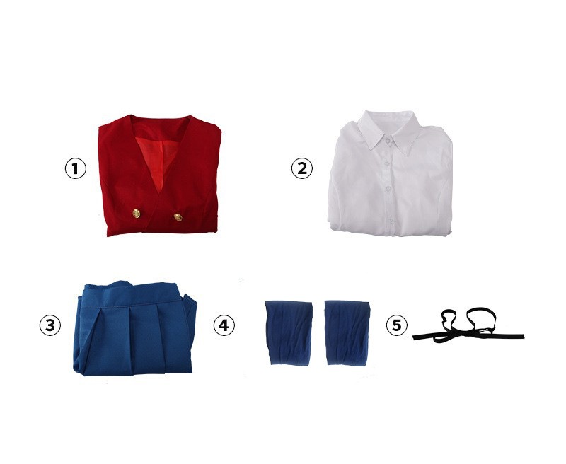 Toradora! Taiga Aisaka Uniform Cosplay Costume - Image 13