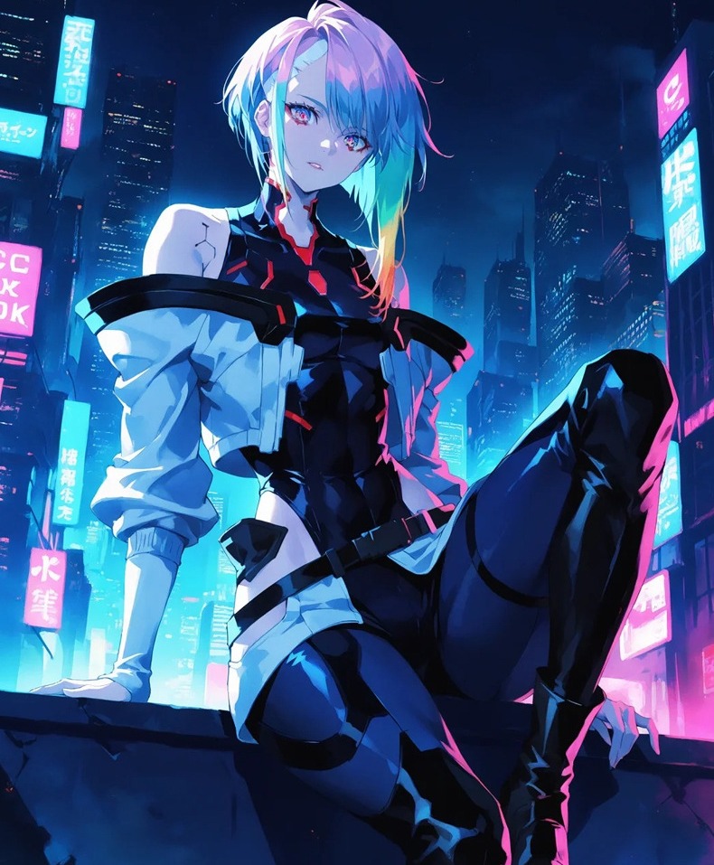 Cyberpunk: Edgerunners David Martinez Lucy Cosplay Costume - Image 12