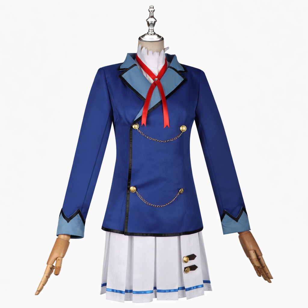 Aikatsu! Ichigo Hoshimiya Aoi Kiriya Ran Shibuki School Uniform Cosplay Costume - Image 2