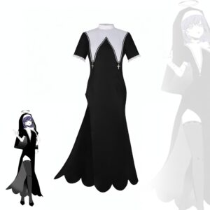 Project Sekai Mafuyu Asahina Nun Habit Cosplay Costume