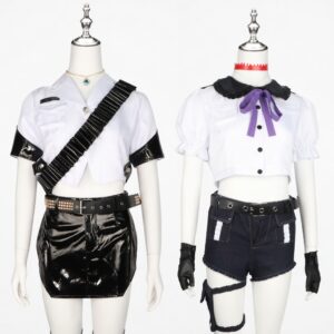 Panty & Stocking Panty Stocking Officer Uniform Cosplay Costume