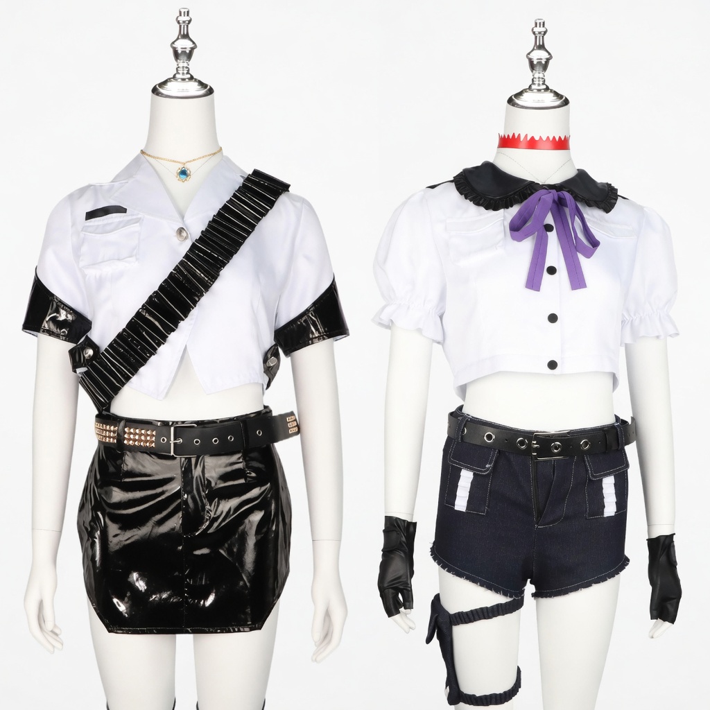 Panty & Stocking Panty Stocking Officer Uniform Cosplay Costume