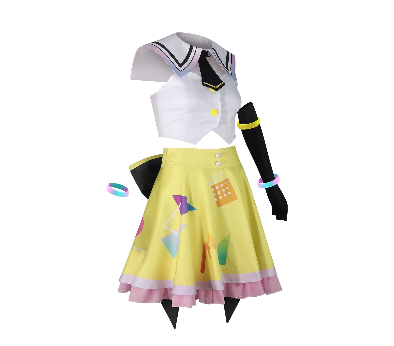 BanG Dream! Arale Nakamachi Dress Cosplay Costume - Image 2