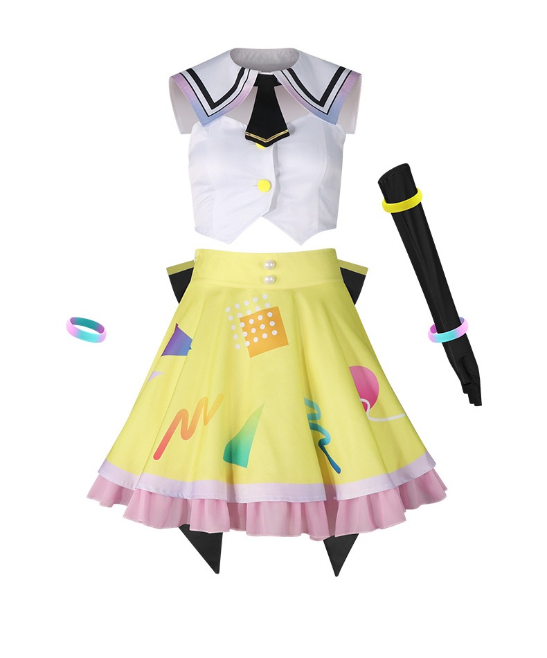 BanG Dream! Arale Nakamachi Dress Cosplay Costume - Image 10