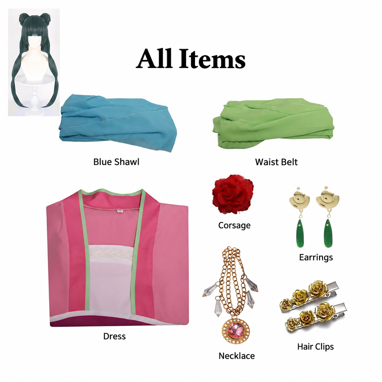 The Apothecary Diaries Maomao Hanfu Cosplay Costume - Image 13