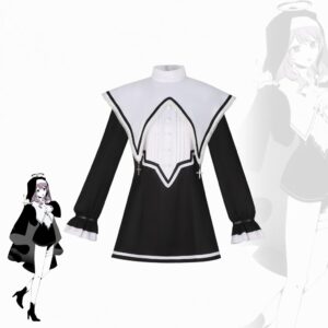 Project Sekai Mizuki Akiyama Nun Habit Cosplay Costume
