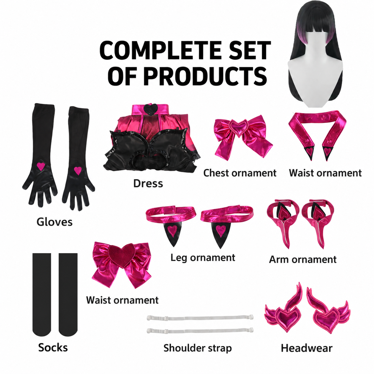 Overwatch D.Va Widowmaker Cosplay Costume - Image 8