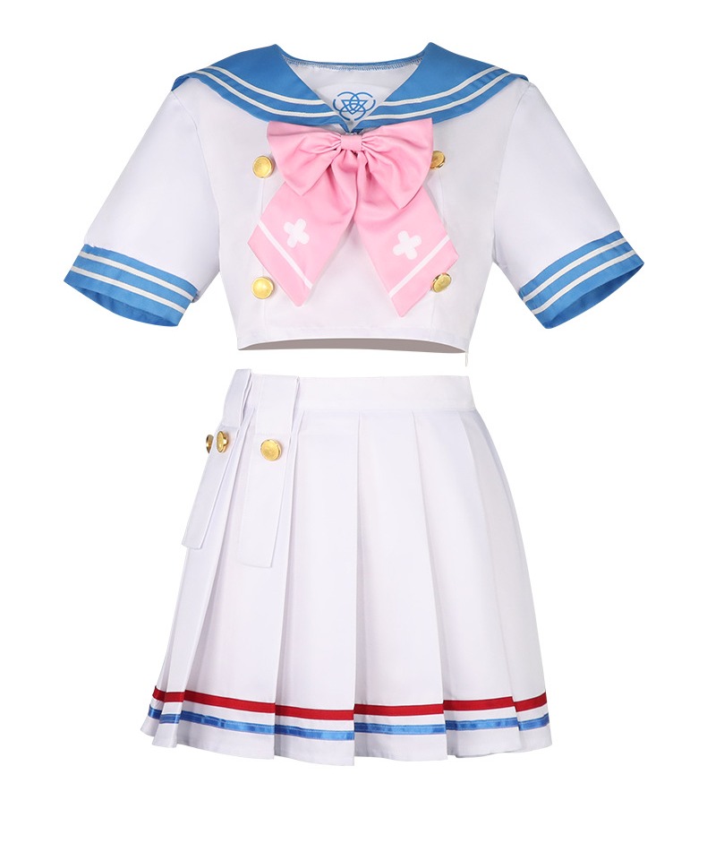 Blue Archive Urawa Hanako Sailor Uniform Cosplay Costume - Image 13