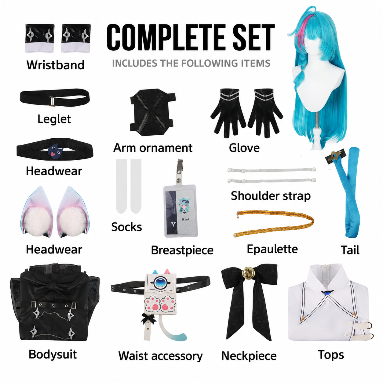 Ananta Mint Xiao Zhi Nanali Cosplay Costume - Image 7
