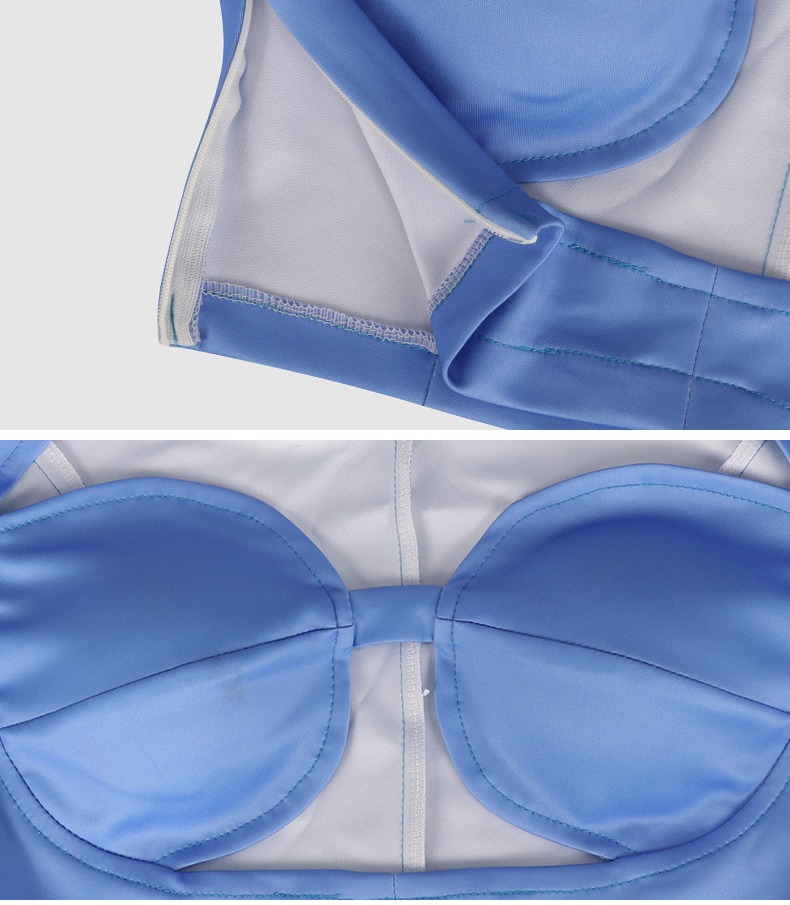 The Fifth Element Flight Attendant Leeloo Cosplay Costume - Image 13