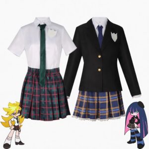 Panty & Stocking Panty Stocking School Uniform Cosplay Costume