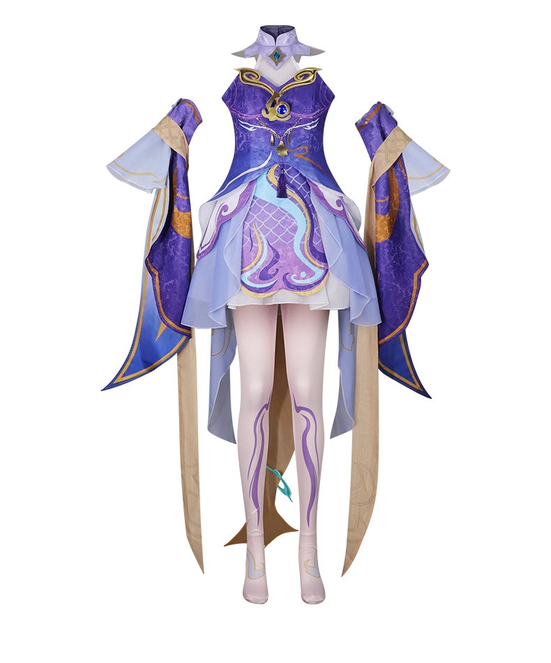 Honor of Kings Xi Shi Youlong Jinhua Cosplay Costume - Image 5