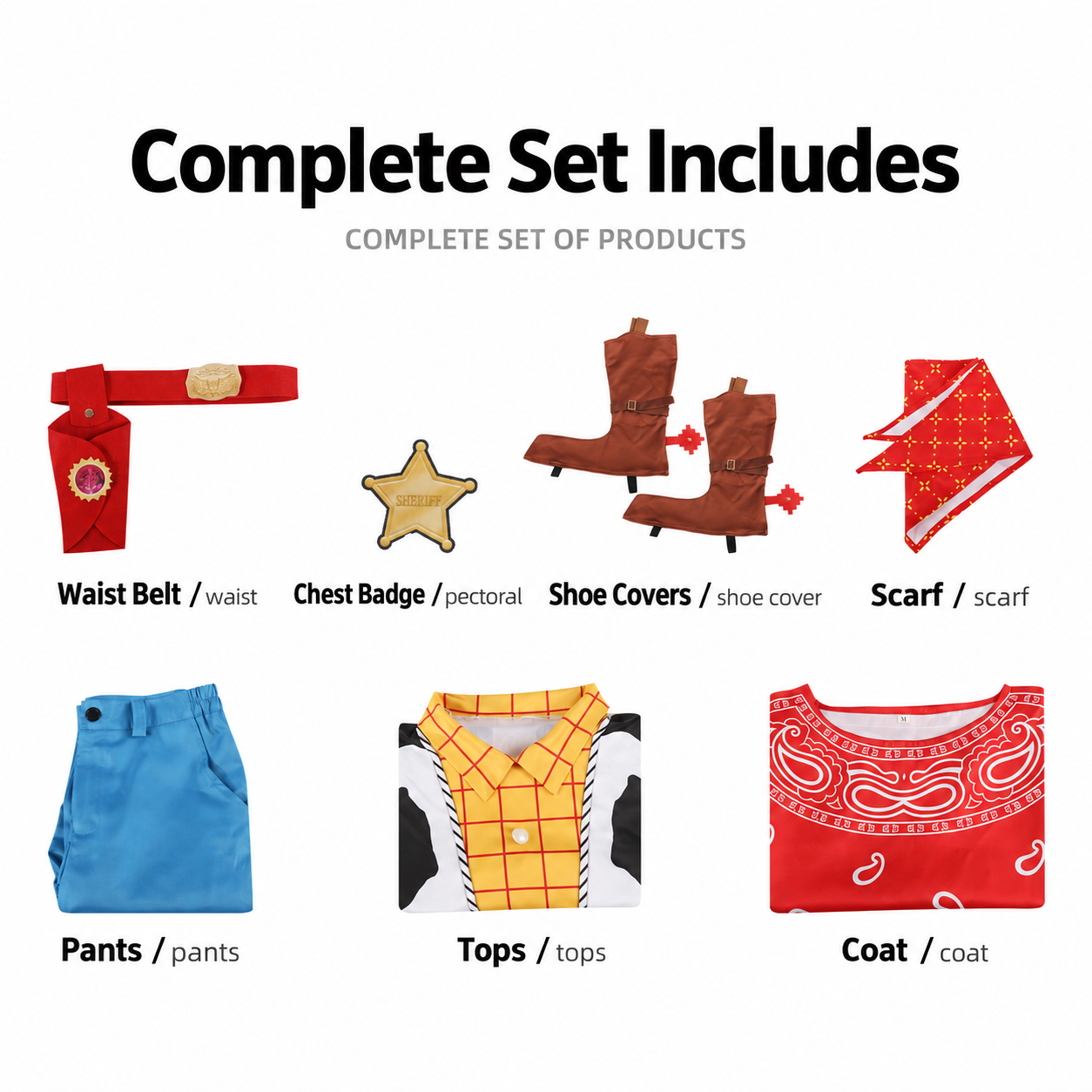 Toy Story Woody Jessie Cosplay Costume - Image 6