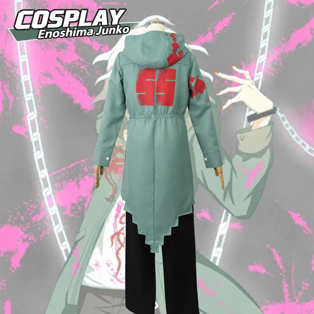 Danganronpa Nagito Komaeda Cosplay Costume - Image 4