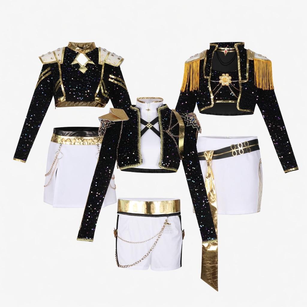 KPop Demon Hunters Rumi Zoey Mira Cosplay Costume