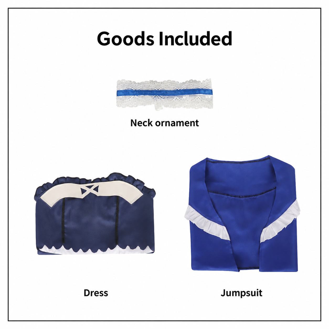 Kuchinashi Kamome Kushima Dress Cosplay Costume - Image 6