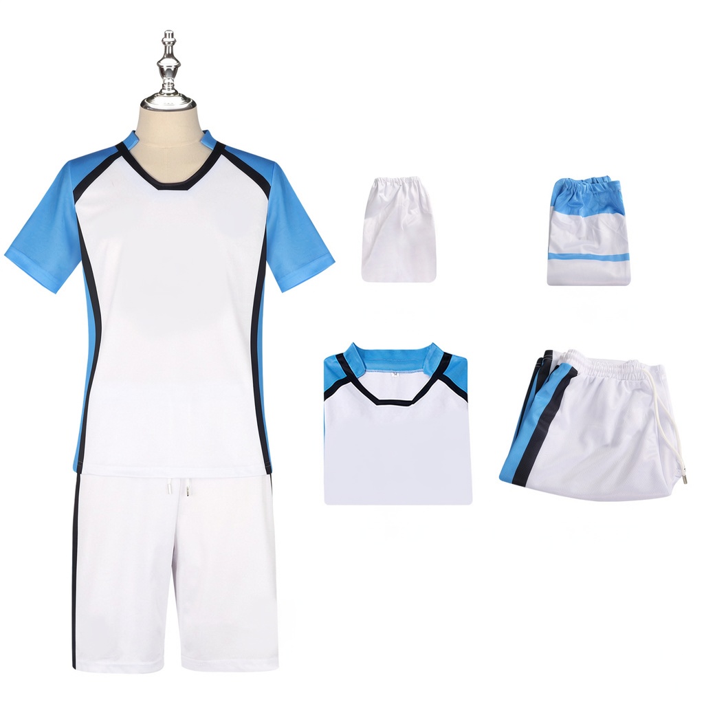 Blue Lock Michael Kaiser Yoichi Isagi Meguru Bachira Jersey Cosplay Costume - Image 7
