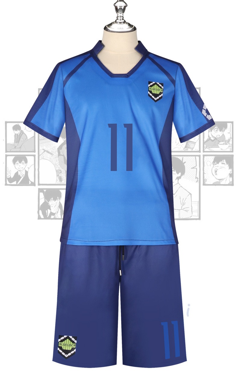 Blue Lock Michael Kaiser Yoichi Isagi Meguru Bachira Jersey Cosplay Costume - Image 25