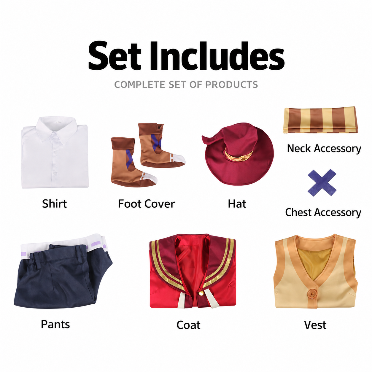 Roco Kingdom School Uniform Cosplay Costume - Image 6