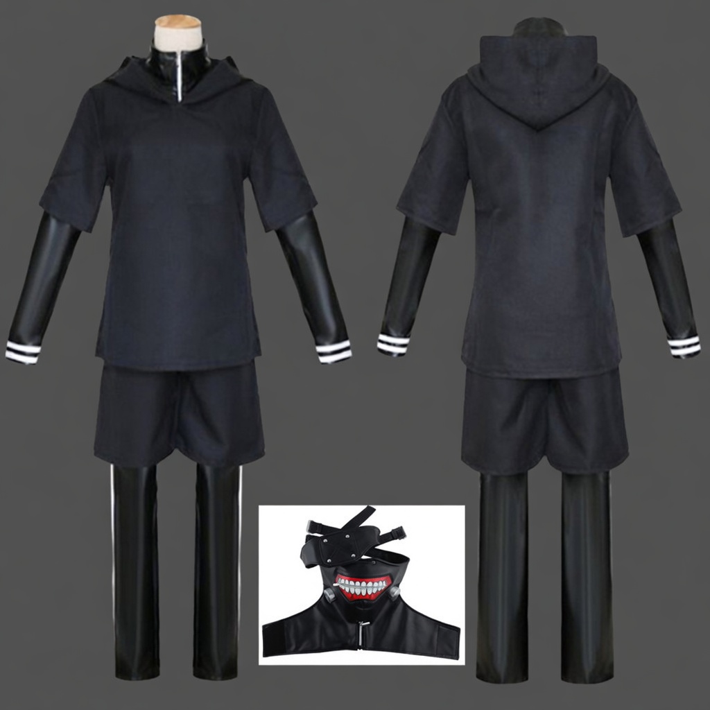 Tokyo Ghoul Ken Kaneki Cosplay Costume - Image 3