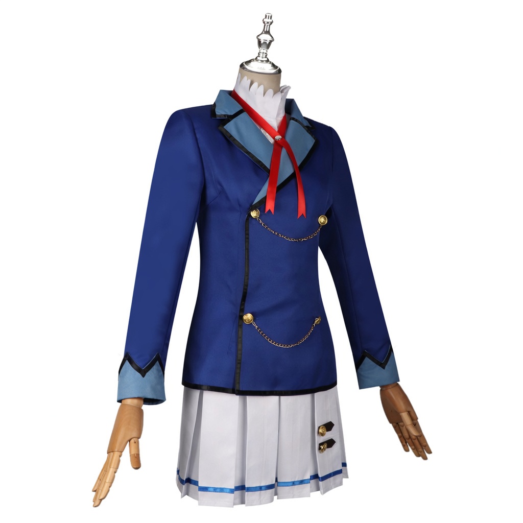 Aikatsu! Ichigo Hoshimiya Aoi Kiriya Ran Shibuki School Uniform Cosplay Costume - Image 4