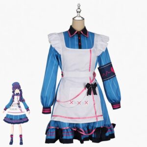 Project Sekai Mafuyu Asahina Maid Outfit Cosplay Costume
