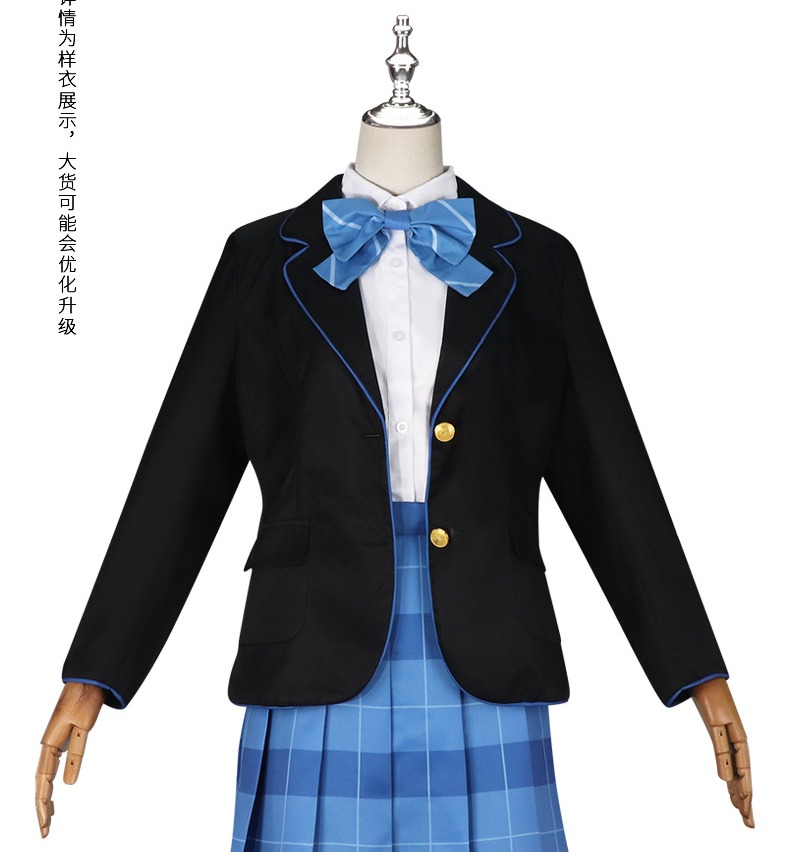 Chitose-kun in the Ramune Bottle Yuuko Hiiragi Sailor Uniform Cosplay Costume - Image 9