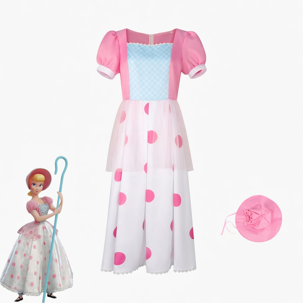Toy Story Bo Peep Dress Cosplay Costume