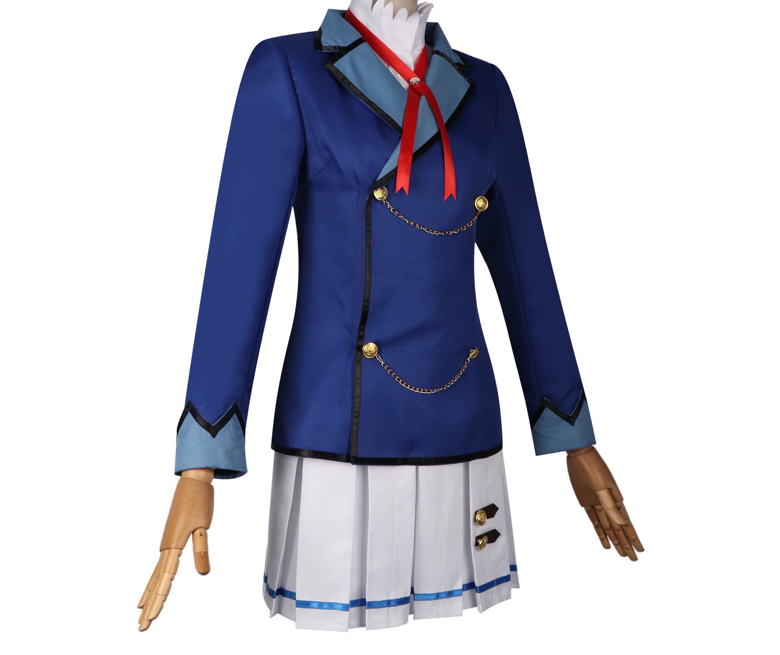 Aikatsu! Ichigo Hoshimiya Aoi Kiriya Ran Shibuki School Uniform Cosplay Costume - Image 13