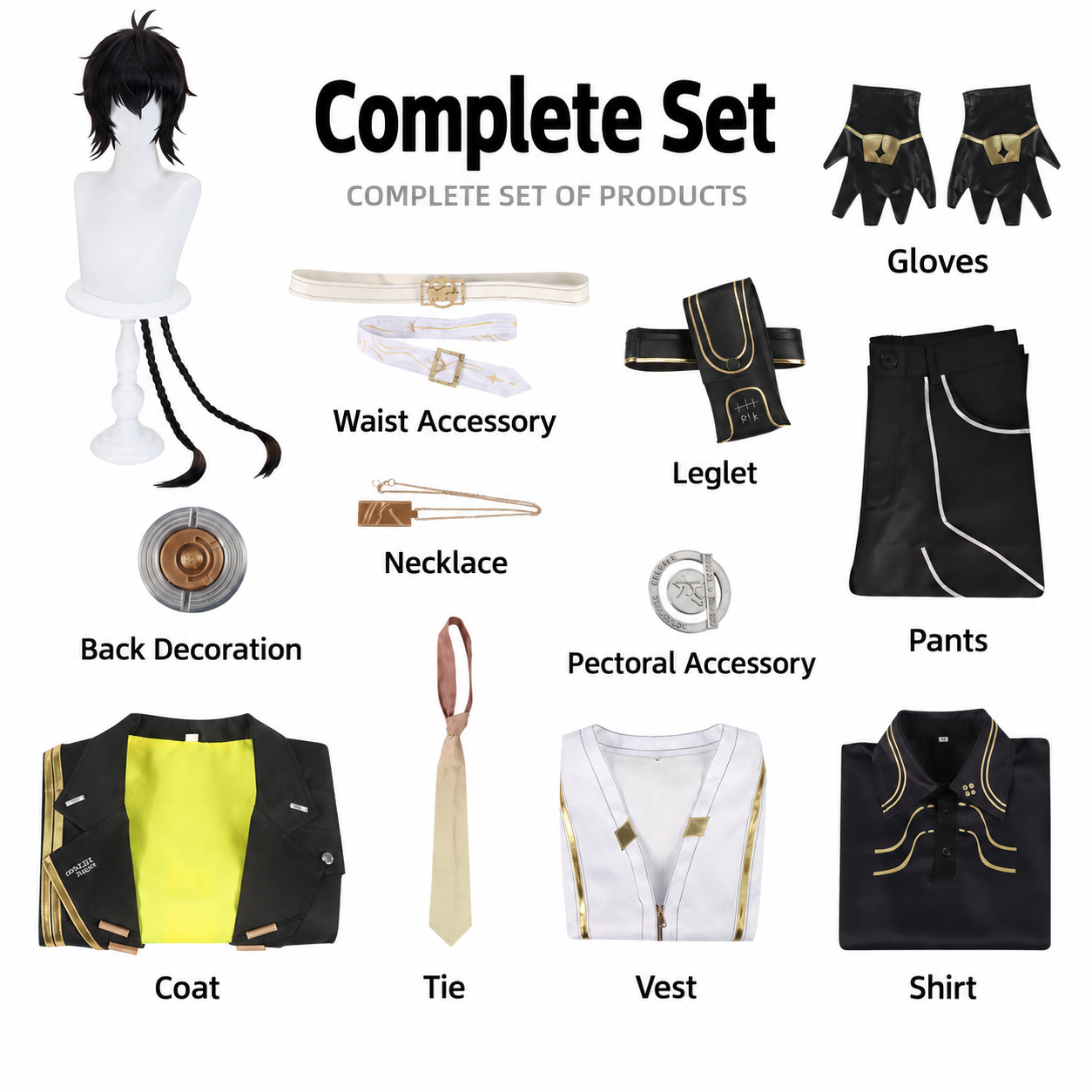 Wuthering Waves Rover Starfire School Uniform Cosplay Costume - Image 9