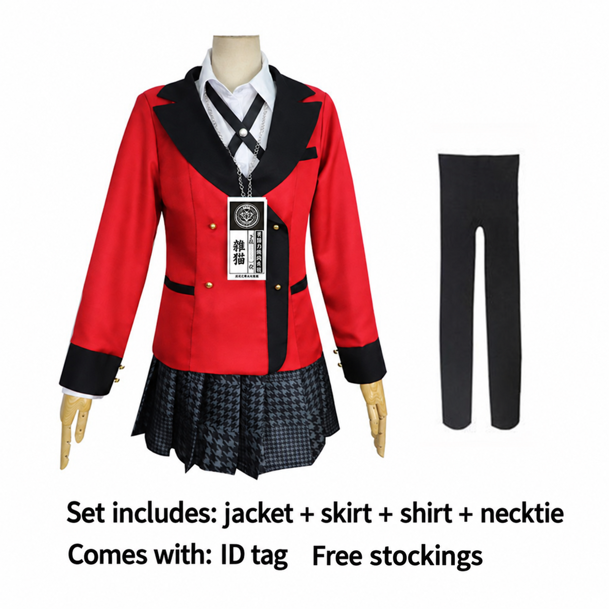 Kakegurui Yumeko Jabami Yumemi Cosplay Costume - Image 6