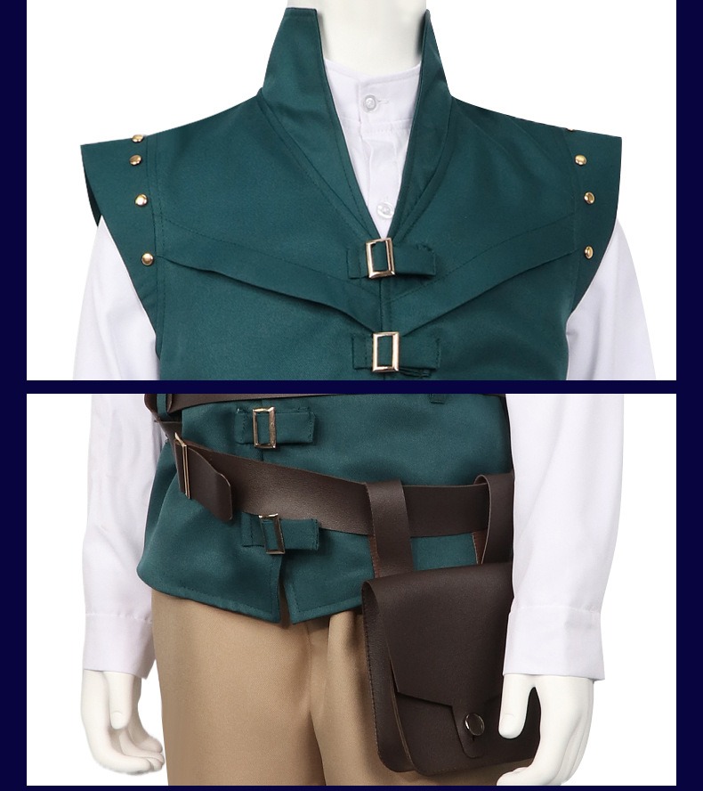 Tangled Rapunzel Flynn Rider Cosplay Costume - Image 12