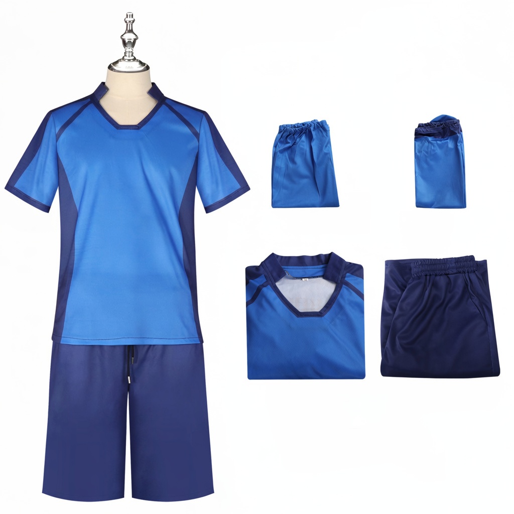 Blue Lock Michael Kaiser Yoichi Isagi Meguru Bachira Jersey Cosplay Costume - Image 15