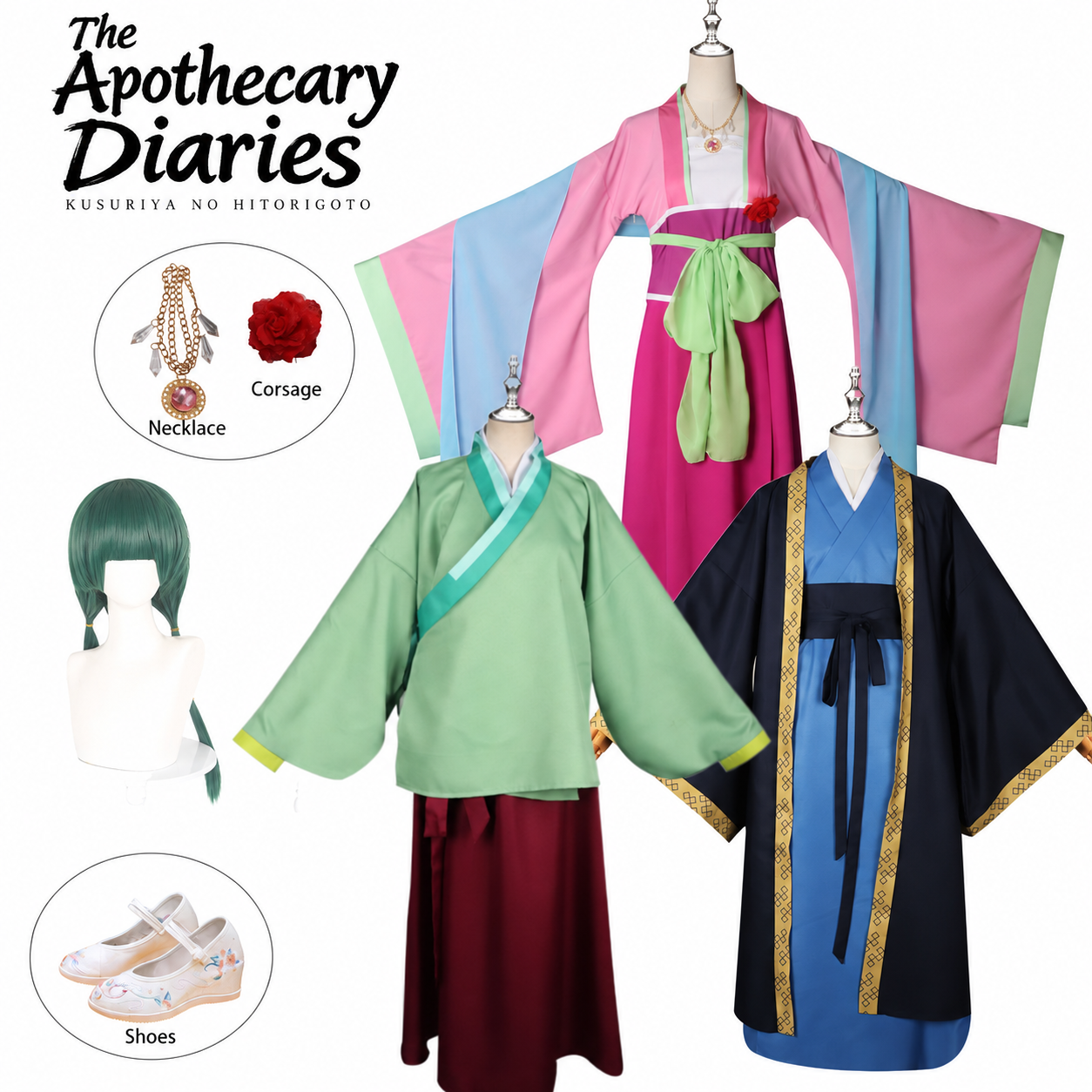 Blue Archive Takanashi Hoshino Hanfu Cosplay Costume - Image 17