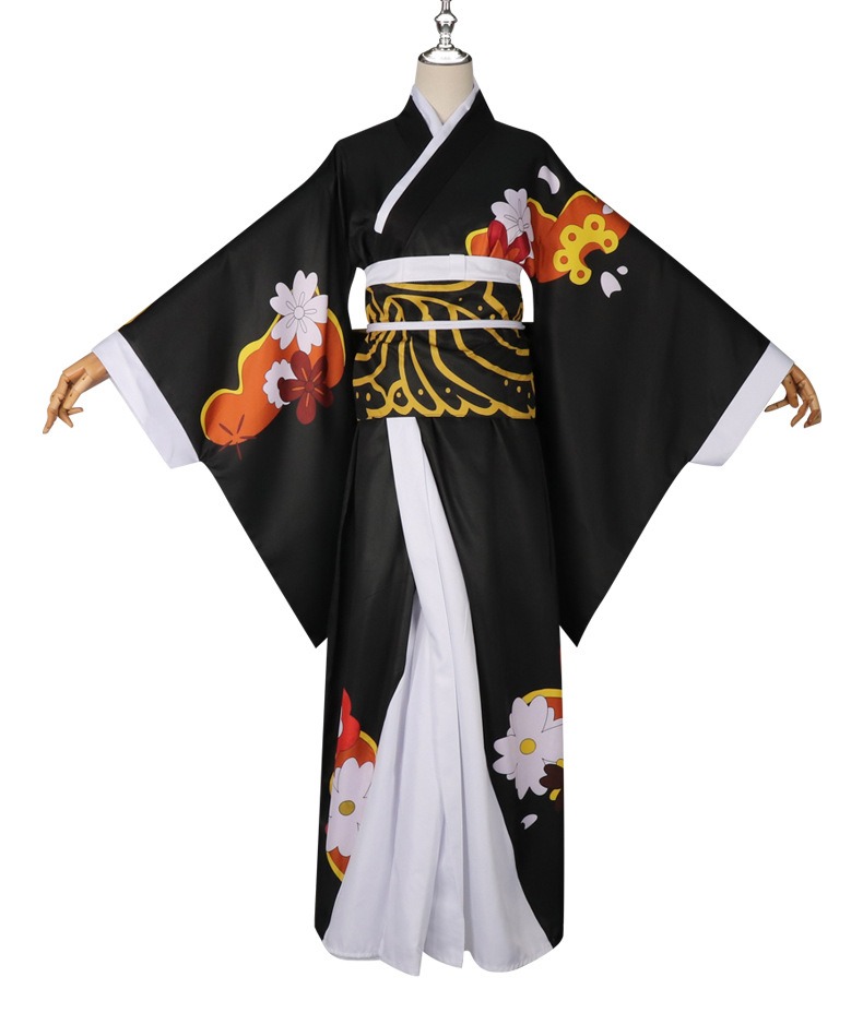 Demon Slayer Muzan Kibutsuji Kimono Cosplay Costume - Image 4