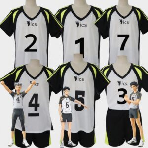 Haikyuu!! Keiji Akaashi Kotaro Bokuto Jersey Cosplay Costume